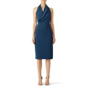 Keepsake Escape Midi Dress Blue